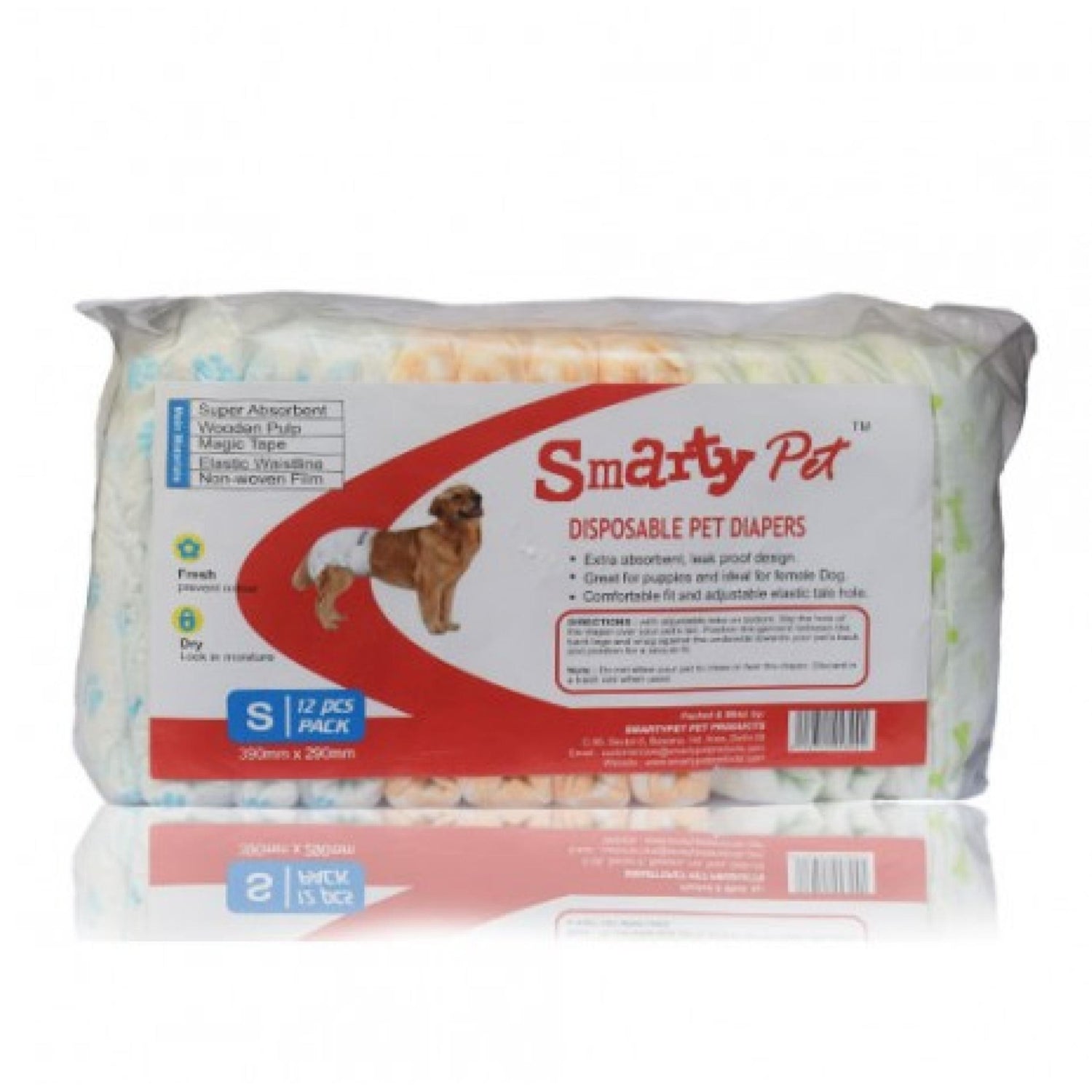 Poochles Puppy Disposable Diapers For Dogs