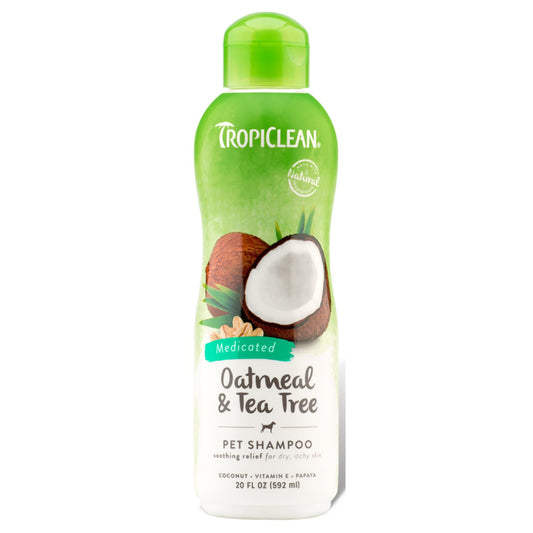 Tropiclean Oat Meal and Tea Tree Pet Shampoo-355ml